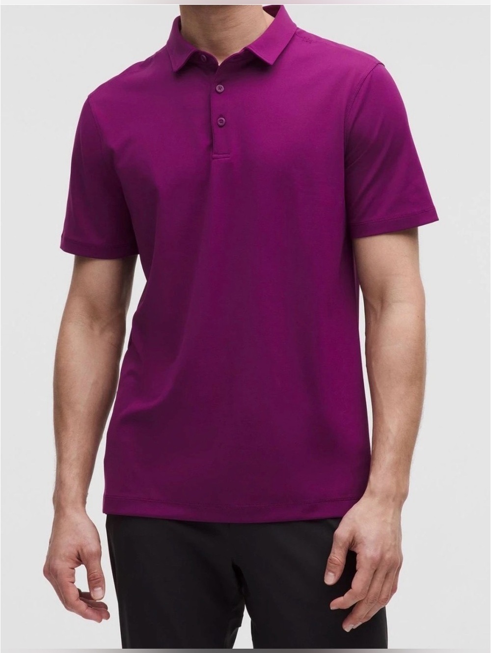 Lululemon ShowZero Chilled Raspberry Polo Shirt Men’s Small NWT